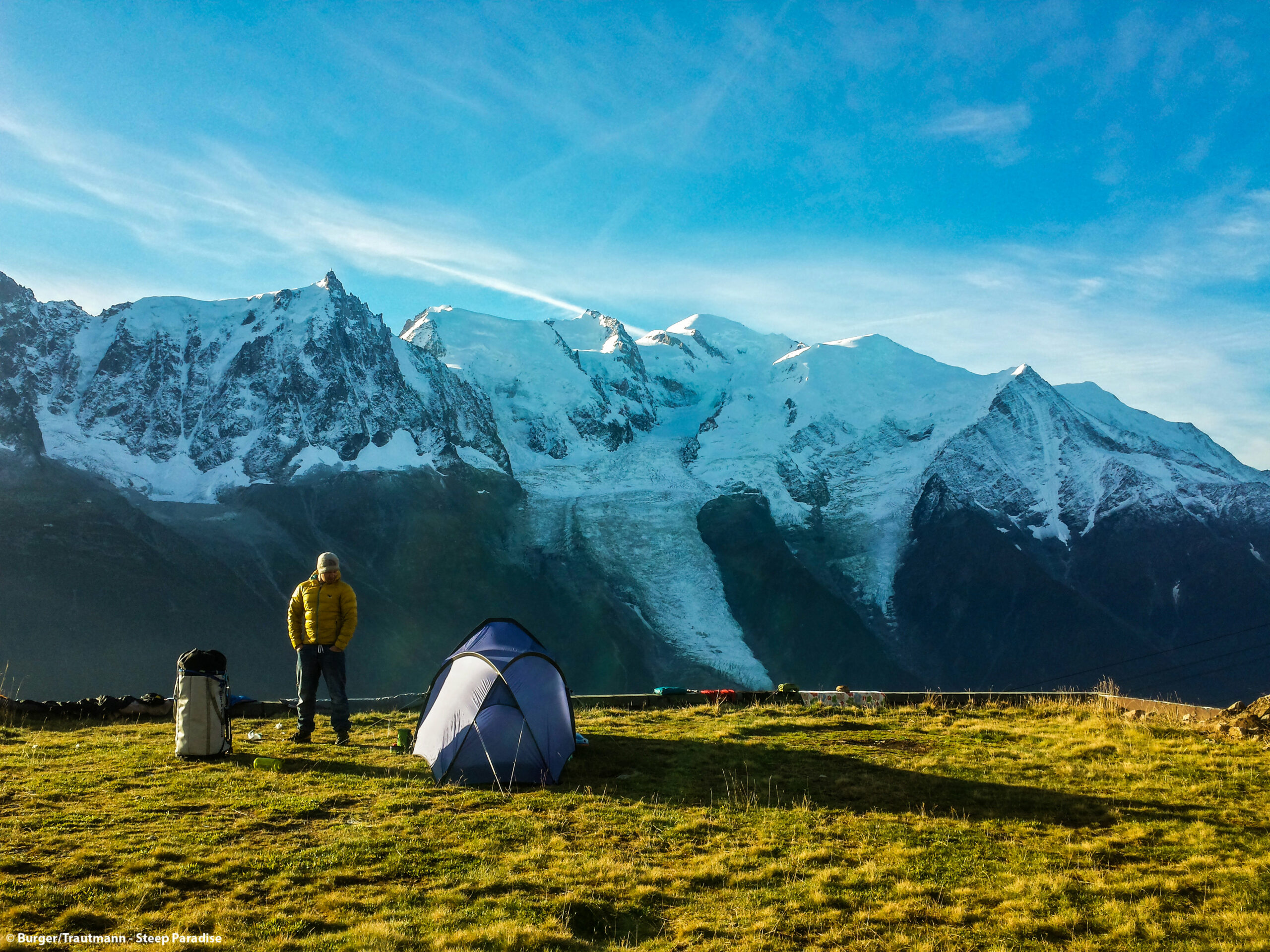 Bester Blick zum Mont Blanc Chamonix