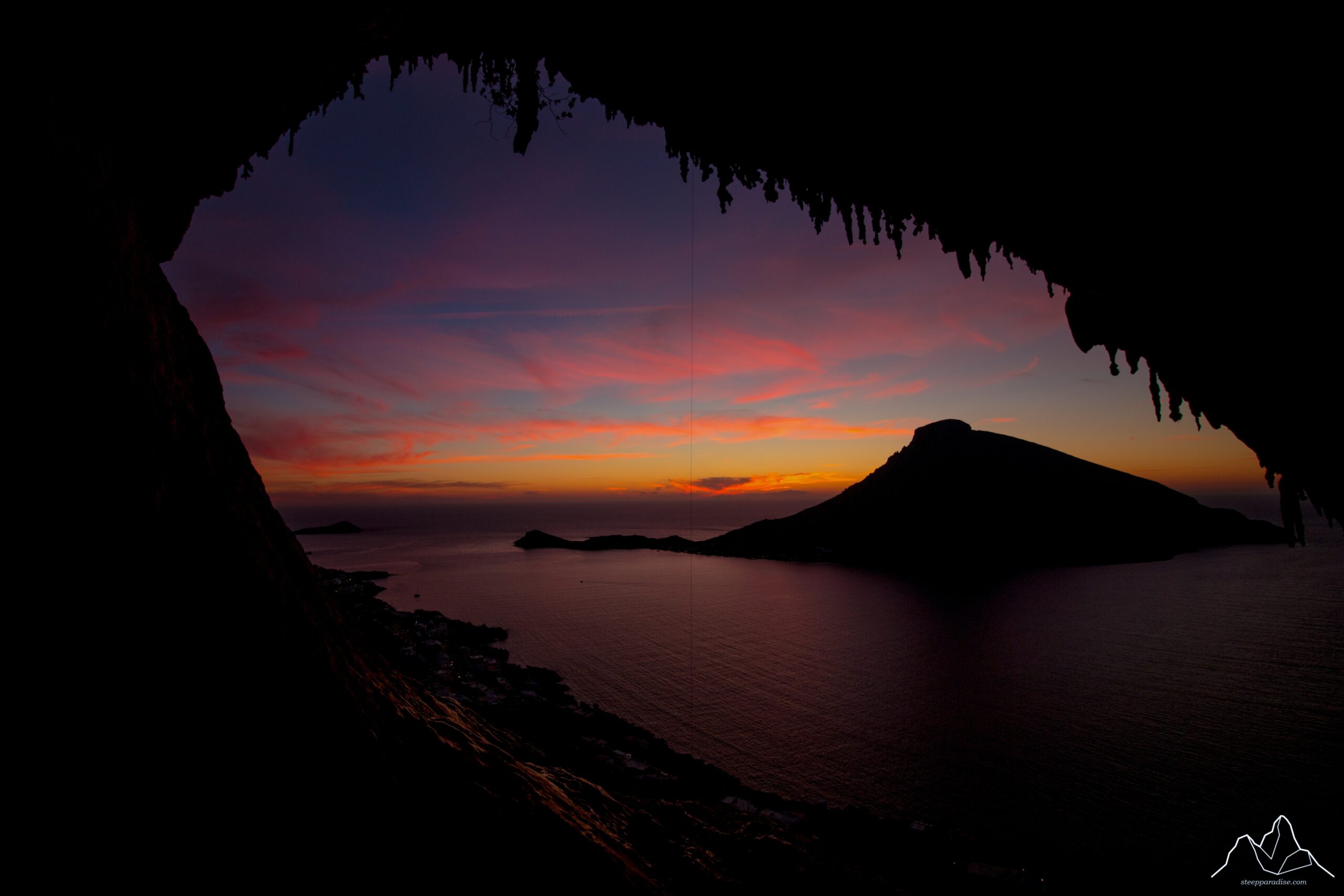 Grande Grotte Kalmynos Klettern